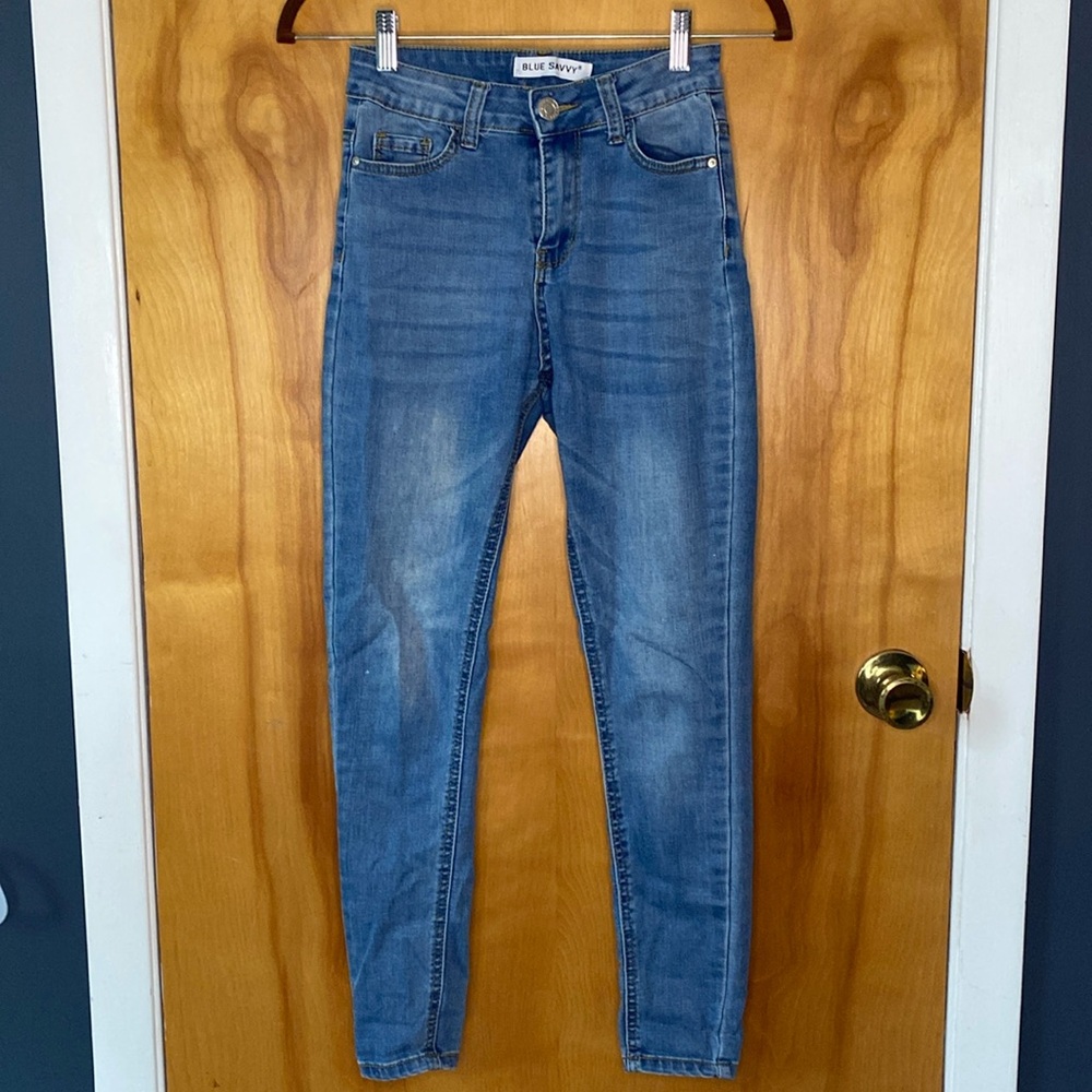Blue Savvy skinny jeans